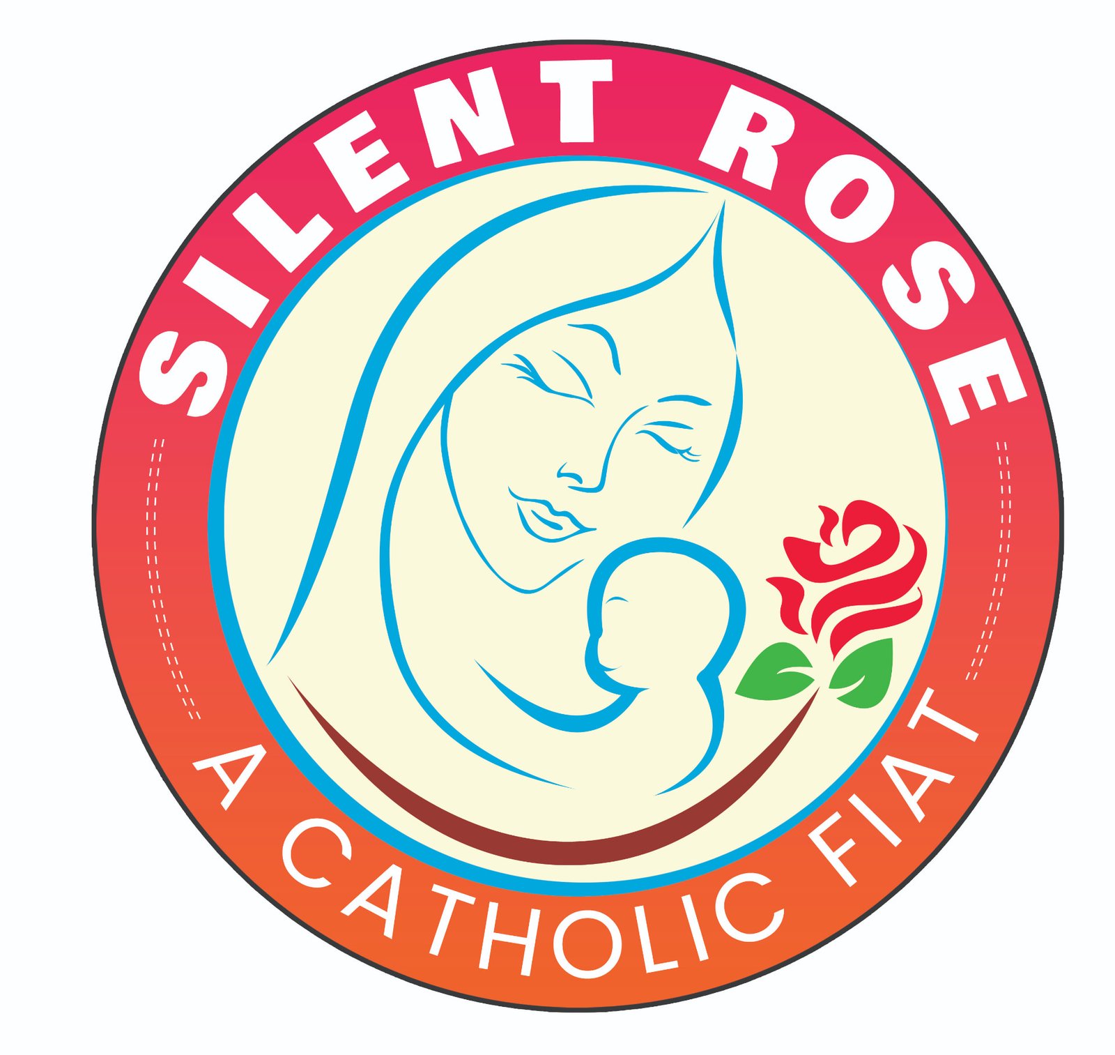 Silent Rose — A Catholic Fiat – logo work